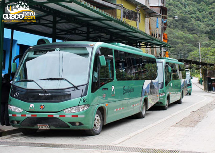 Buses to Machu Picchu. Source: CuscoPeru.com