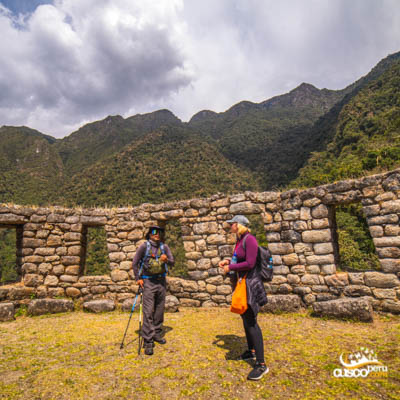Hike in winaywayna of the Inca Trail