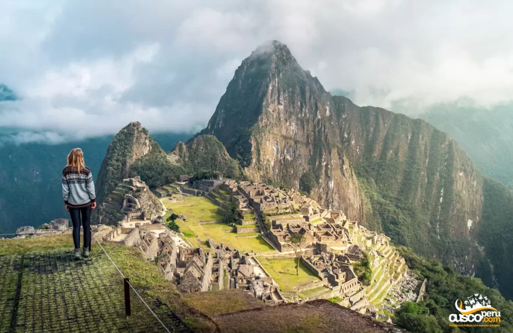 Classic photo viewpoint in Machu Picchu