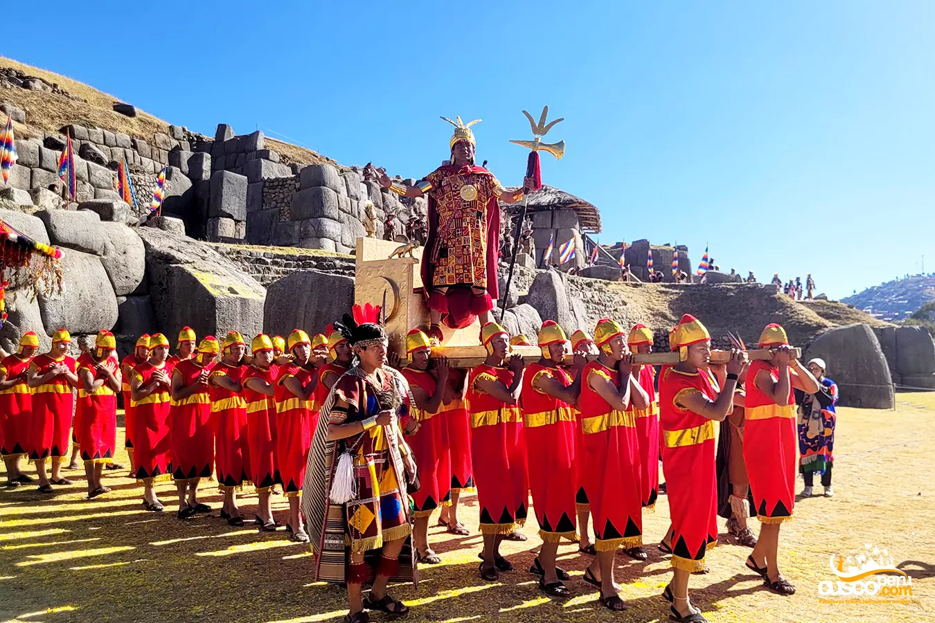 Inti Raymi at Saqsayhuaman. Source: CuscoPeru.com