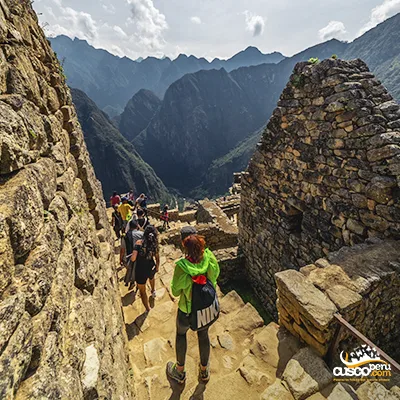Passos em Machu Picchu