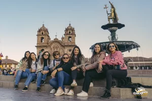 Grupo circuito religioso em Cusco