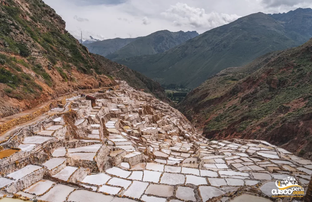 More than 3,000 natural salt wells make up the salt mines in Maras.