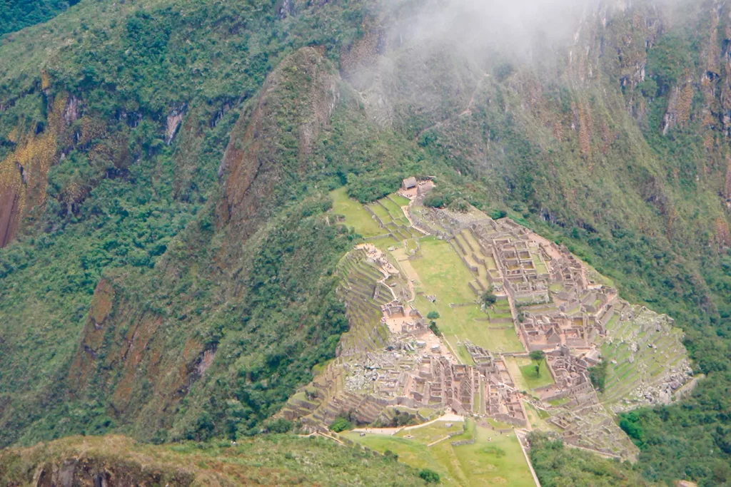 View from the top of Machu Picchu Mountain. Source: CuscoPeru.Com