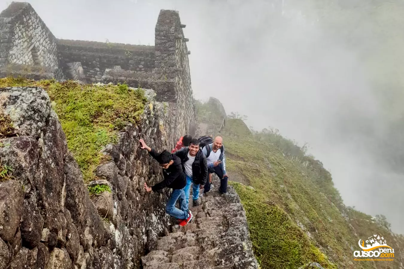 Pathway leading up to Huayna Picchu mountain.
Source: CuscoPeru.Com