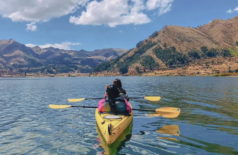 Enjoy a kayaking trip near the city of Cusco.