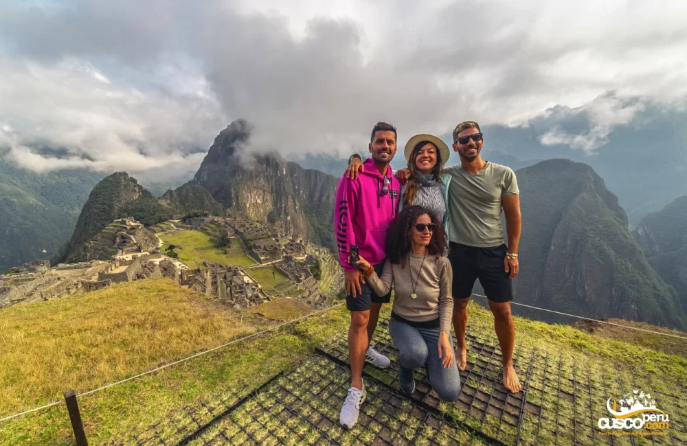 Visit to Machu Picchu, classic photo viewpoint