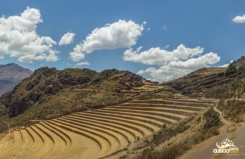 Terraces in the archaeological center of Pisaq