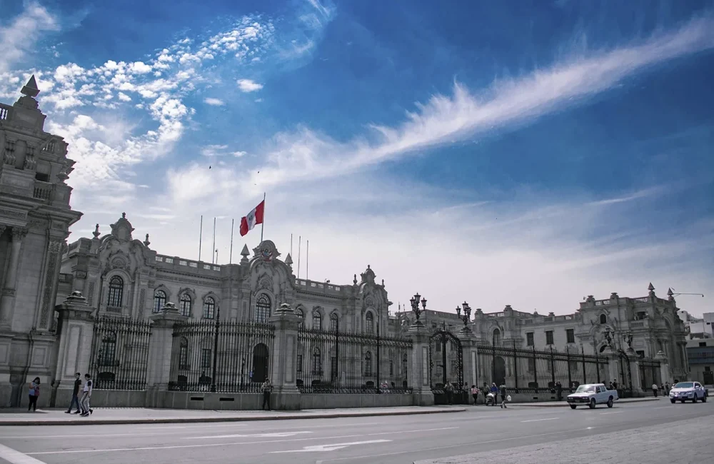 Lima Main Square in Peru