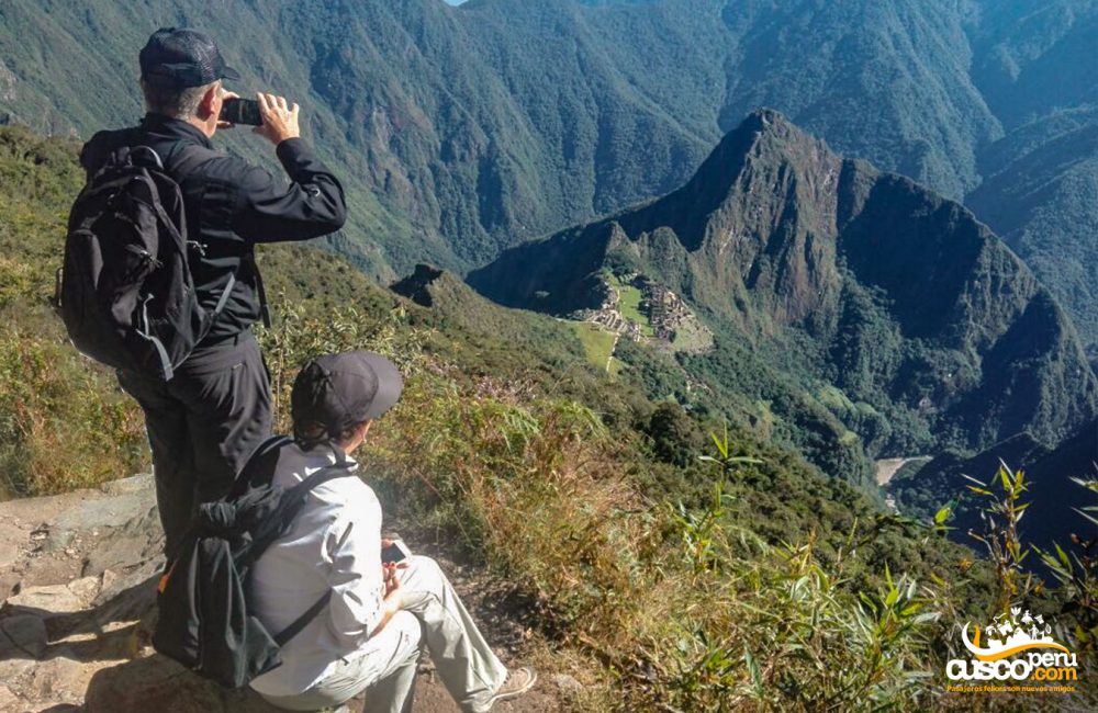 Montanha Machu Picchu do ponto de observação