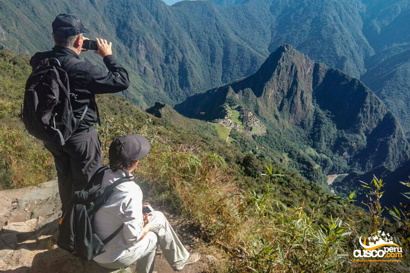 Vista desde la cima de la montaña Machu Picchu. Fuente: CuscoPeru.com