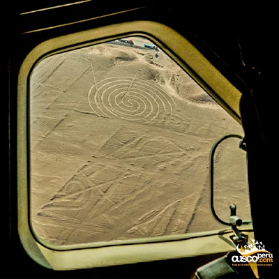 Lineas de Nazca desde una avioneta