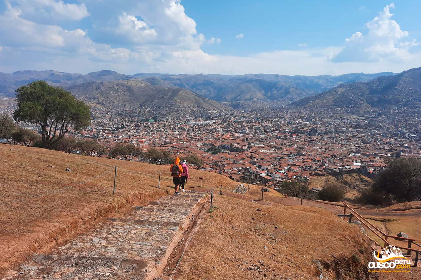 View of Cusco from Q'enqo. Source: CuscoPeru.com