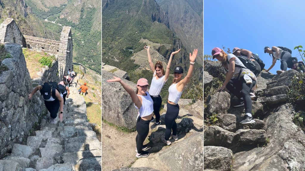 Subir a Huayna Picchu fue increíble, pero el descenso fue una experiencia llena de adrenalina