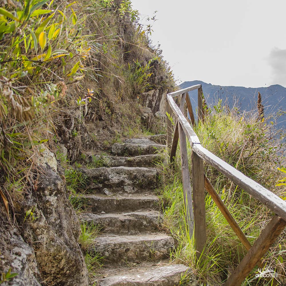 Algunos tramos del Camino Inca tienen vallas protectoras. Fuente: CuscoPeru.com
